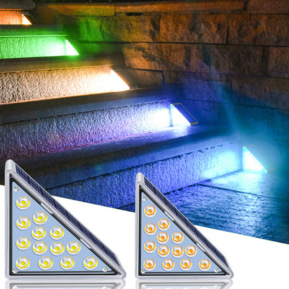 SolarWorx - Weatherproof Solar Motion Sensor Stair Light – Bright LED Pathway Illumination