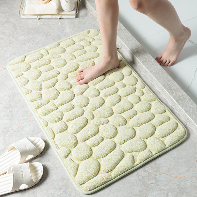 MemoryStone - Embossed Non-slip Bath Mat