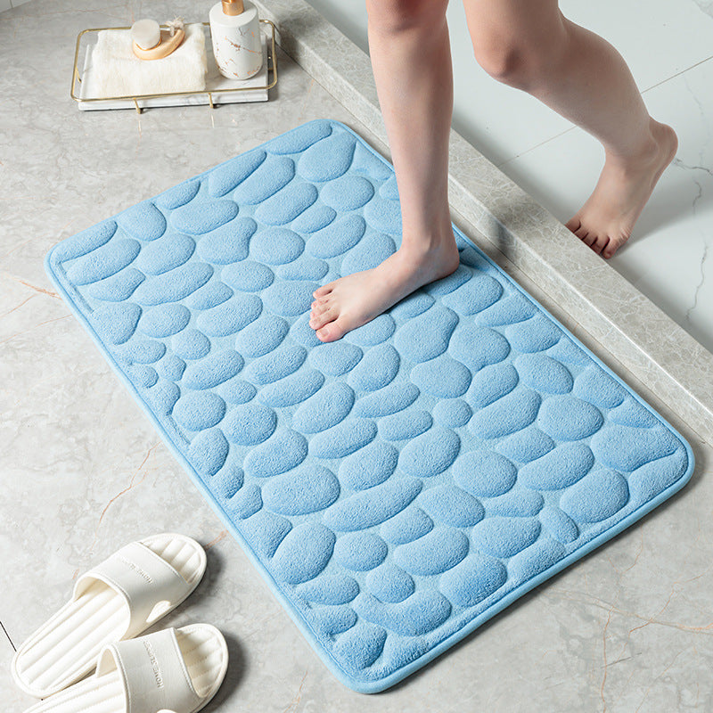 MemoryStone - Embossed Non-slip Bath Mat