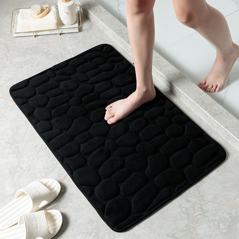 MemoryStone - Embossed Non-slip Bath Mat