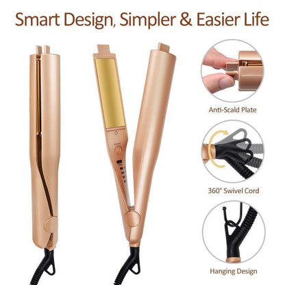 SleekWave - 2 In 1 Twist Straightening Curling Iron