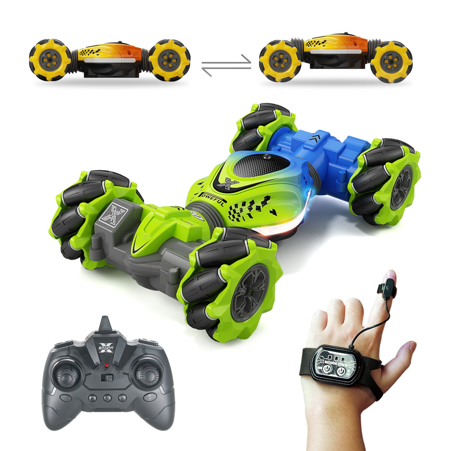 TwistRider - 4WD Gesture-Controlled Stunt Car