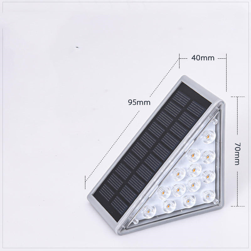 SolarWorx - Weatherproof Solar Motion Sensor Stair Light – Bright LED Pathway Illumination