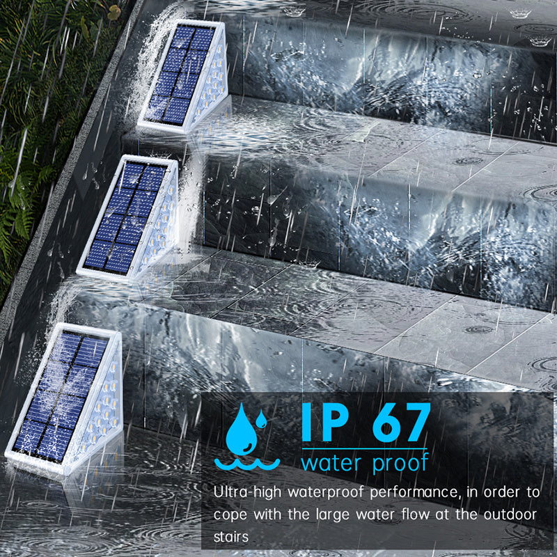 SolarWorx - Weatherproof Solar Motion Sensor Stair Light – Bright LED Pathway Illumination