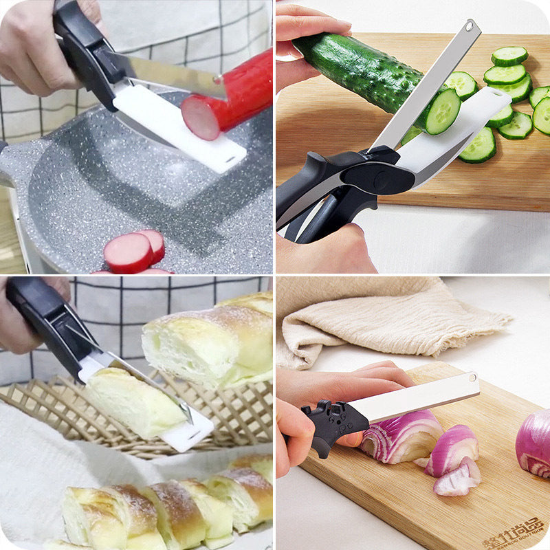 SliceEase - Vegetable Slicer Cutter Scissor