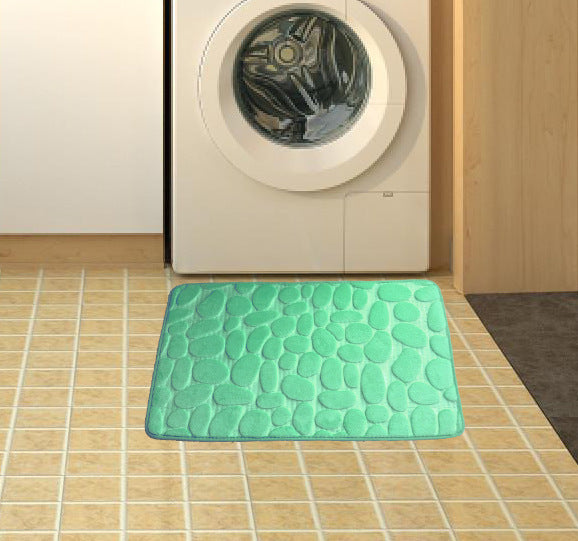 MemoryStone - Embossed Non-slip Bath Mat