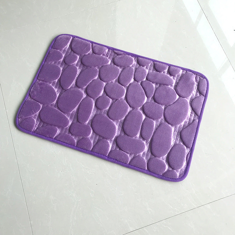 MemoryStone - Embossed Non-slip Bath Mat