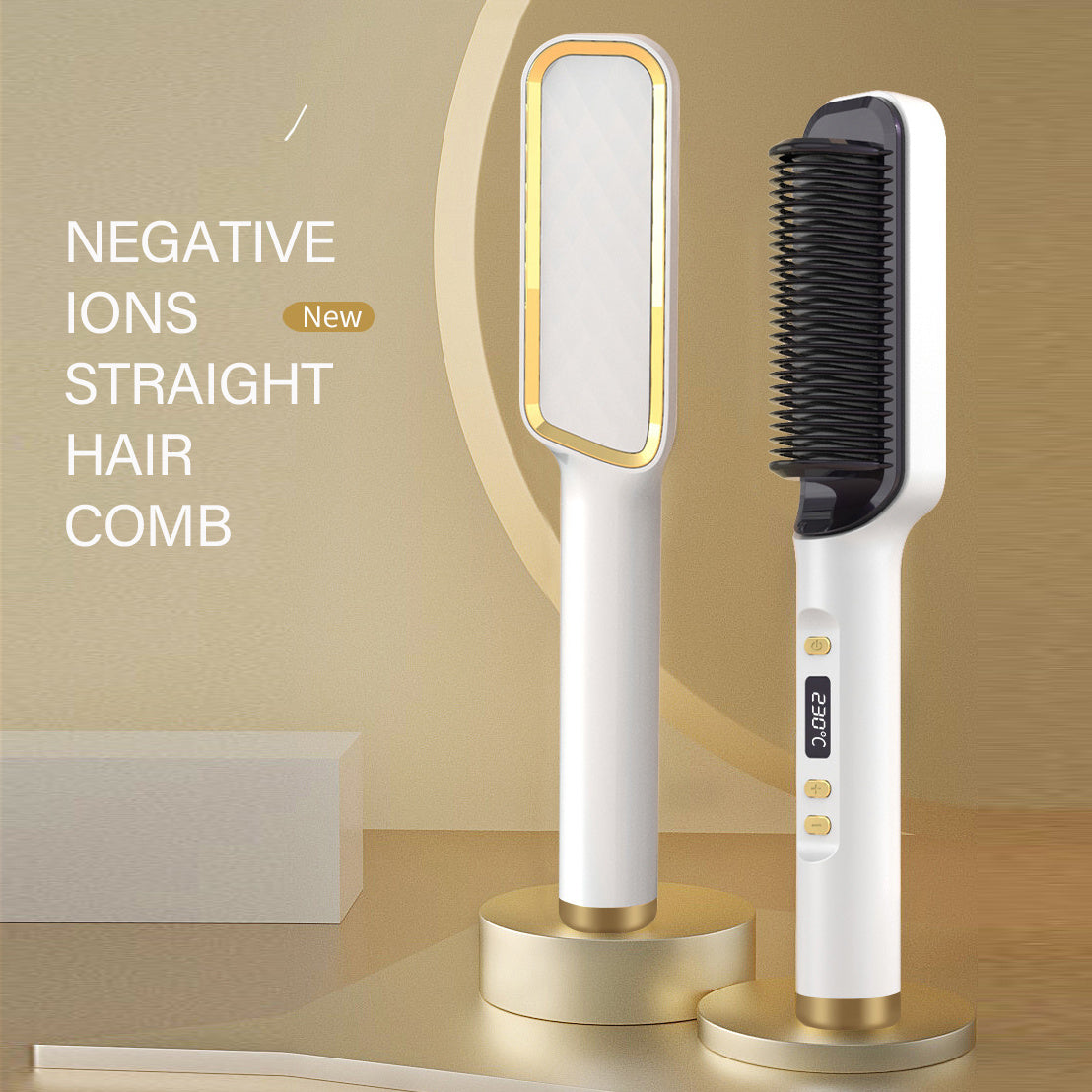 IonicGlow - Ionic Hair Straightener Brush