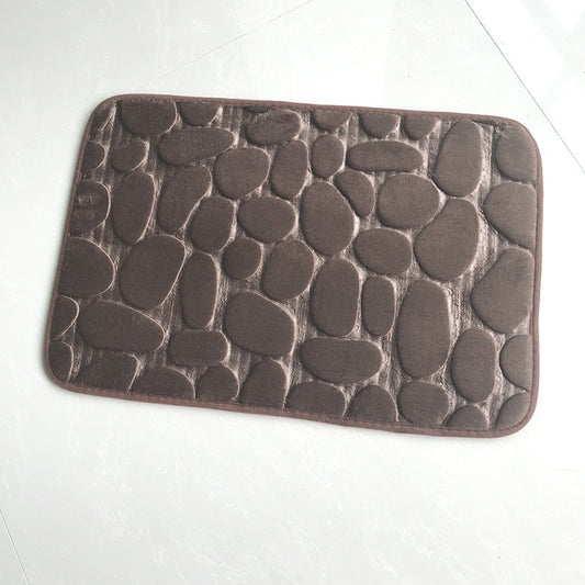 MemoryStone - Embossed Non-slip Bath Mat