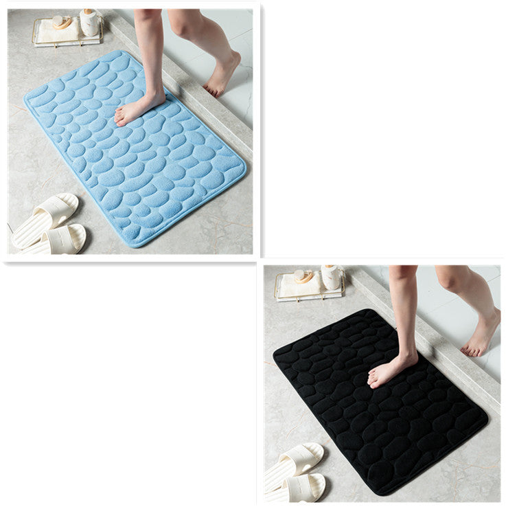 MemoryStone - Embossed Non-slip Bath Mat