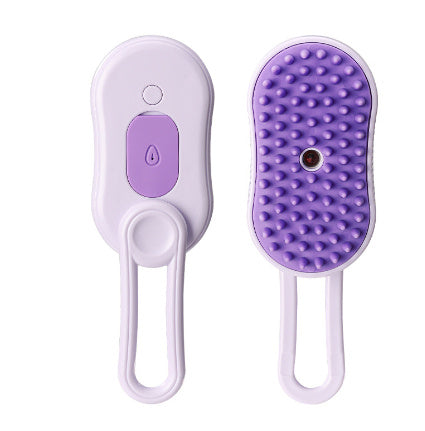 SteamSleek - 3 In 1 Spray & Shine Pet Steamy Hair Removal Comb Massager