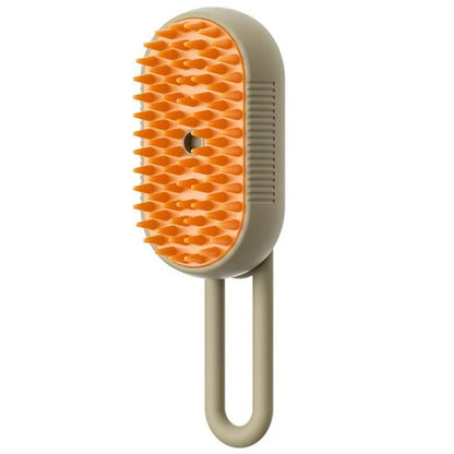 SteamSleek - 3 In 1 Spray & Shine Pet Steamy Hair Removal Comb Massager